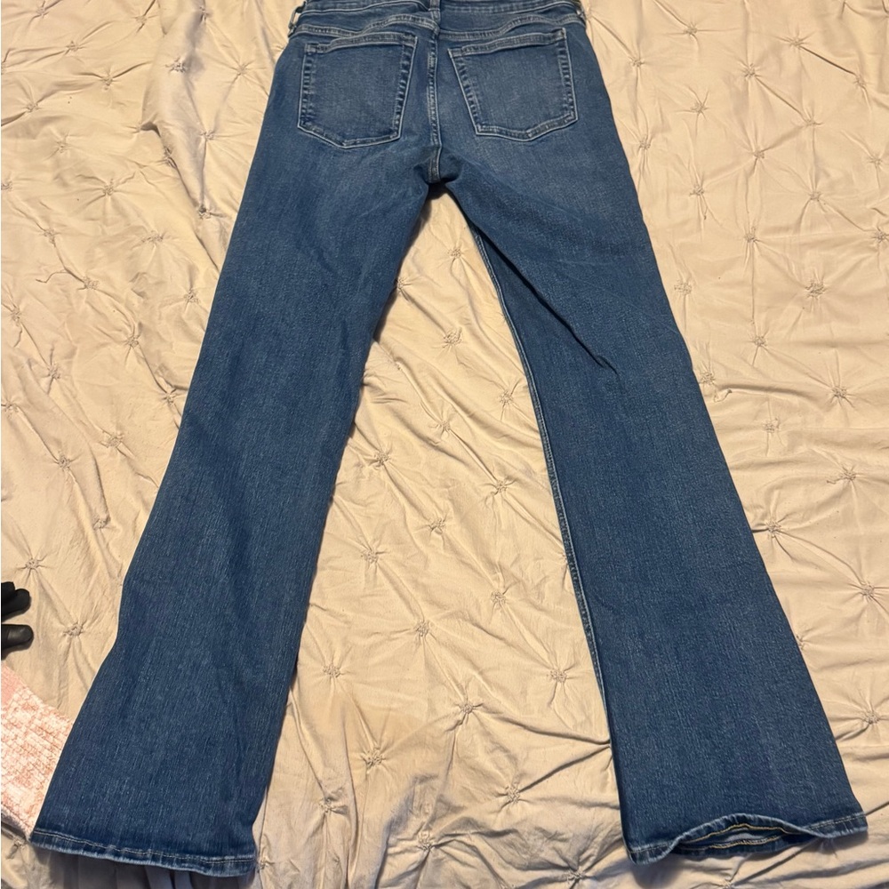 Flying Monkey Denim Flare Jeans in Blue